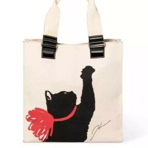 Jason Wu Black Cat Milu Print Large Tote New with Tags MINT CONDITION